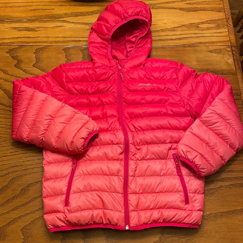 Girls reversible down jacket - Picture 3 of 6